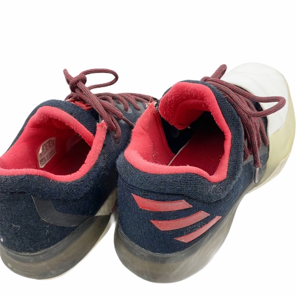 Adidas Harden 1 Sneakers Size 8 Red Black White - Picture 3 of 5